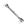 thumbnail image 2 of Colaxi Jaw and Jaw Turnbuckle Turnbuckle Rigging Screw Adjustable Installation Kits Stainless Turn Buckle for Cable Wire Rope Tension , M5, 2 of 10