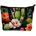 thumbnail image 2 of Cactus Canvas Leather Mix Crossbody Bag with Twill, Sponge, and Jeanette Material | Size 30x10.5x39cm/11.8x4.1x15.4in, 2 of 5