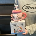 thumbnail image 3 of Taza Snoopy 2024, nueva taza con pajita, Taza de cerámica para niñas, taza de leche para niños, bonito regalo de cumpleaños, 3 of 5