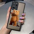 thumbnail image 3 of Matte Case for Samsung Galaxy NOTE 20 10 9 8 A13 A12 A10 A11 7 A04E A04 A03S A02 5G ULTRA Plus Case Naughty T-Teddy Bear Couple, 3 of 5