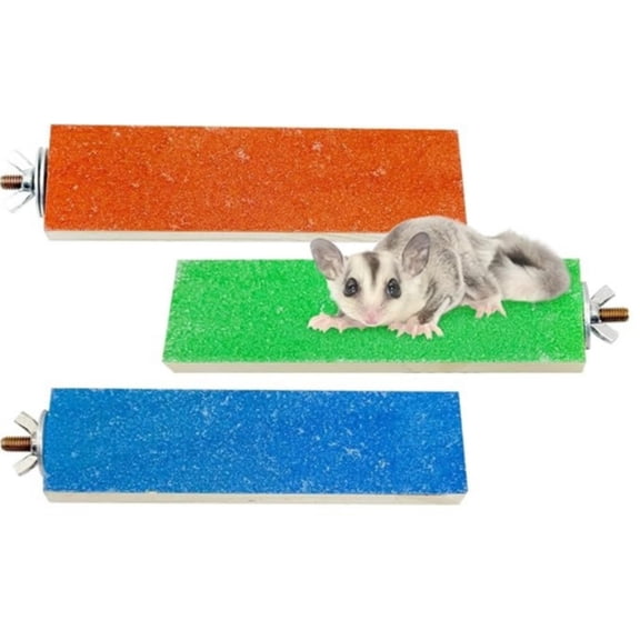 Sugar Glider Toys Cage Steps Hamster Small Animal Climbing for Parakeets 3 Pcs