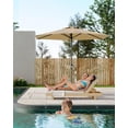 thumbnail image 4 of BeesClover 7.5FT Outdoor Patio Umbrella Table Market, 6 Sturdy Ribs UV Protection Waterproof for Garden, Deck, Pool, 4 of 7