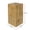 Natural + Fiberglass + Magnesium Oxide#98N, variant on Square Column End Table with Wood-Like Finish, 27.75 Tall, Indoor Outdoor Use, Black, Durable MGO & Fiberglass, Mix and Match with Different Heights