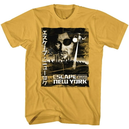 Escape From New York Worn Japanese Poster Ginger Adult T-Shirt