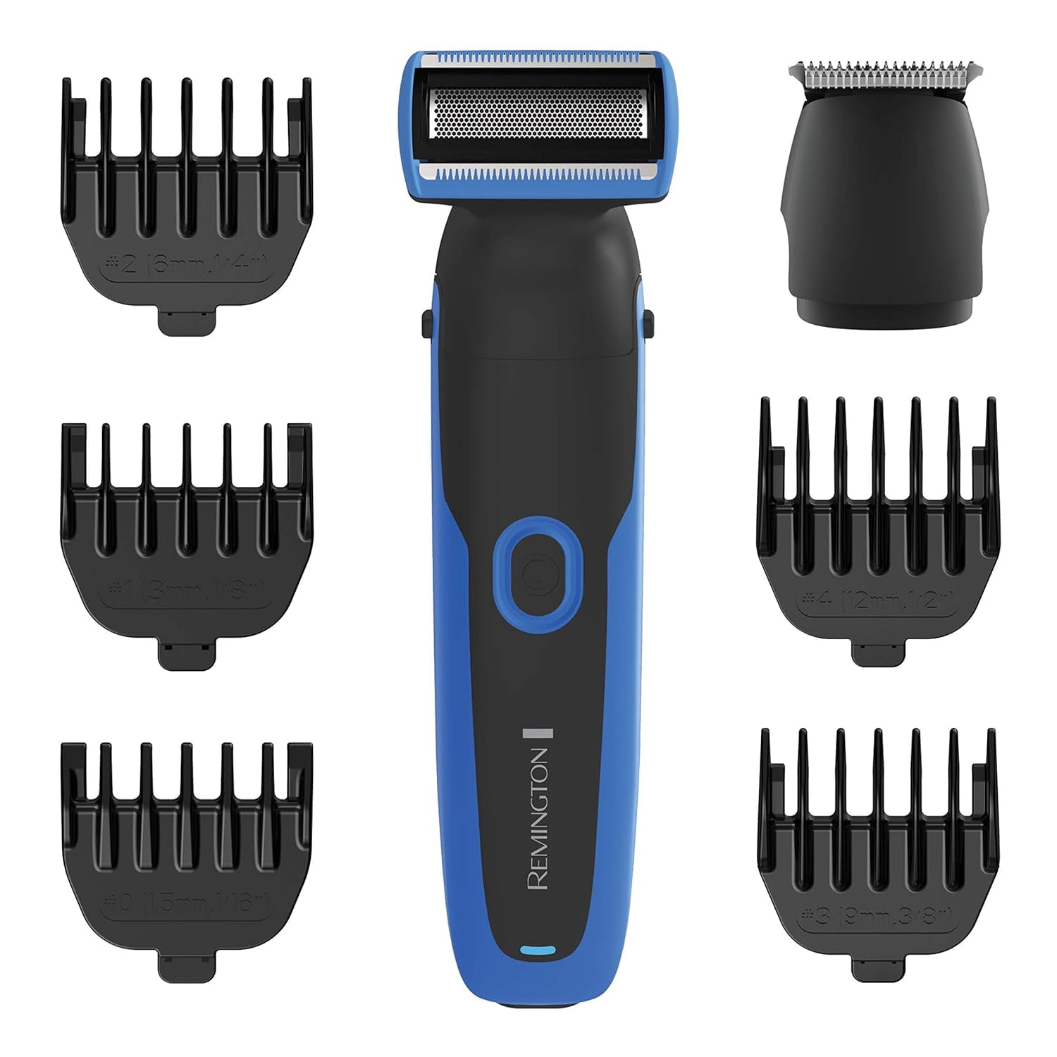 Remington Face & Body Waterproof Groomer Kit, 6 pc, Men's Body Groomer, Beard Groomer, PG6255