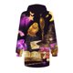 thumbnail image 5 of Mini vestido suelto de moda con capucha y manga larga para mujer con estampado de Halloween Pompotops  hdfakjf9125, 5 of 5