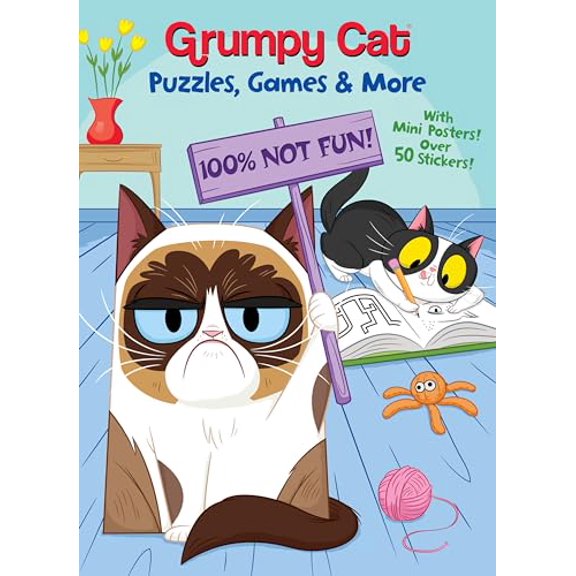 Pre-Owned Grumpy Cat Puzzles, Games & More (Grumpy Cat) (Paperback)
