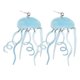 thumbnail image 1 of 1 Pair Women Earrings Dangle Jewelry Dangle Drop Earrings Acrylic Jewelry Jellyfish Earrings, 1 of 2