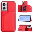 thumbnail image 4 of For Motorola Edge 50 Fusion 5G Case Card Holder Kickstand Skin-Touch Phone Cover with Wrist Strap -, 4 of 5