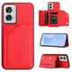 thumbnail image 4 of For Motorola Edge 50 Fusion 5G Case Card Holder Kickstand Skin-Touch Phone Cover with Wrist Strap -, 4 of 5