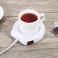 thumbnail image 4 of Spptty 110V  White Electric Powered Cup Warmer Heater Pad Coffee Tea Milk Mug US Plug ,warmer heater,US plug, 4 of 8