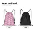 thumbnail image 2 of Yiaed Cute Watermelon Flamingo Print Drawstring Bags Drawstring Backpack Bulk String Back Pack Gym Sport Bag-Medium, 2 of 5