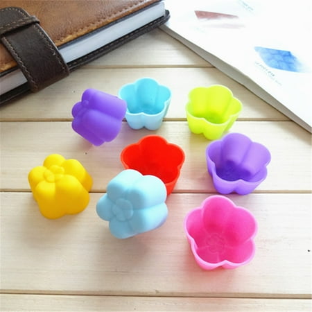 

3CM plumeria silicone mold jelly pudding random color mold