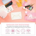 thumbnail image 3 of Homoyoyo 10Ud Sobres En Oro Rosa Para Invitaciones Y Tarjetas En Bodas Y Aniversarios Especiales, 3 of 6