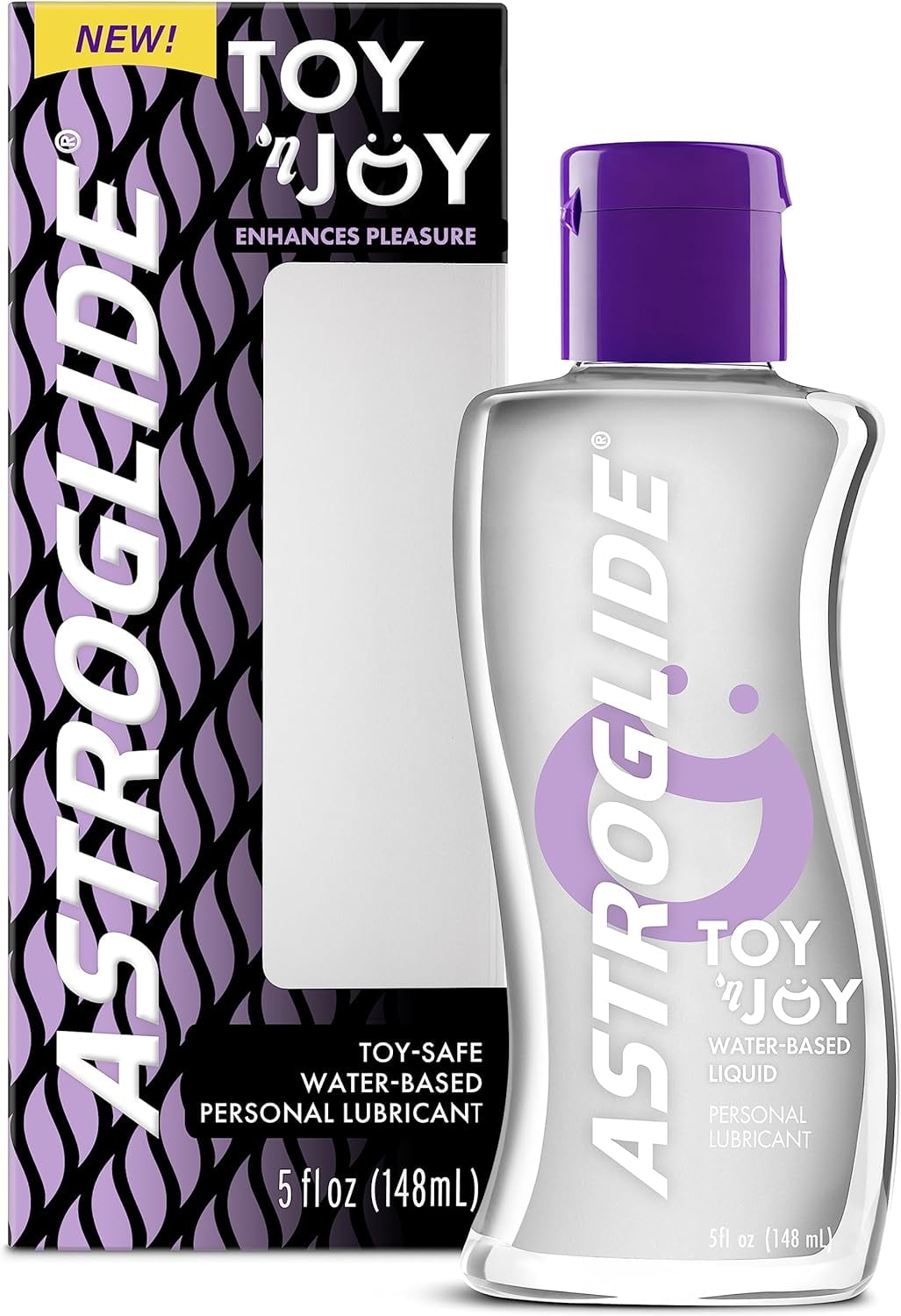 Astroglide Toy 'N Joy, Water-Based Personal Lubricant, Toy-Safe