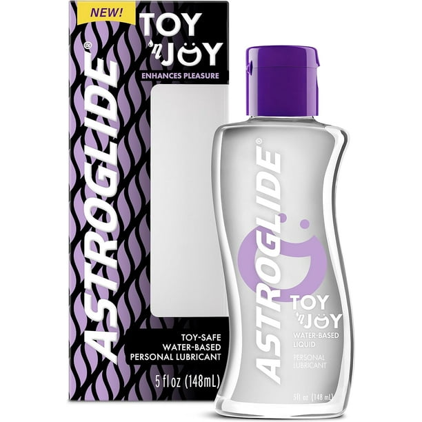 Astroglide Toy 'N Joy, Water-Based Personal Lubricant, Toy-Safe