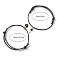 thumbnail image 5 of Mightlink 1 Pair Couple Bracelets Magnetic Adjustable Braided Rope Elastic Retro Decorative Gifts Key Love Heart Women Men Charm Bracelets Jewelry for Daily Life, 5 of 6