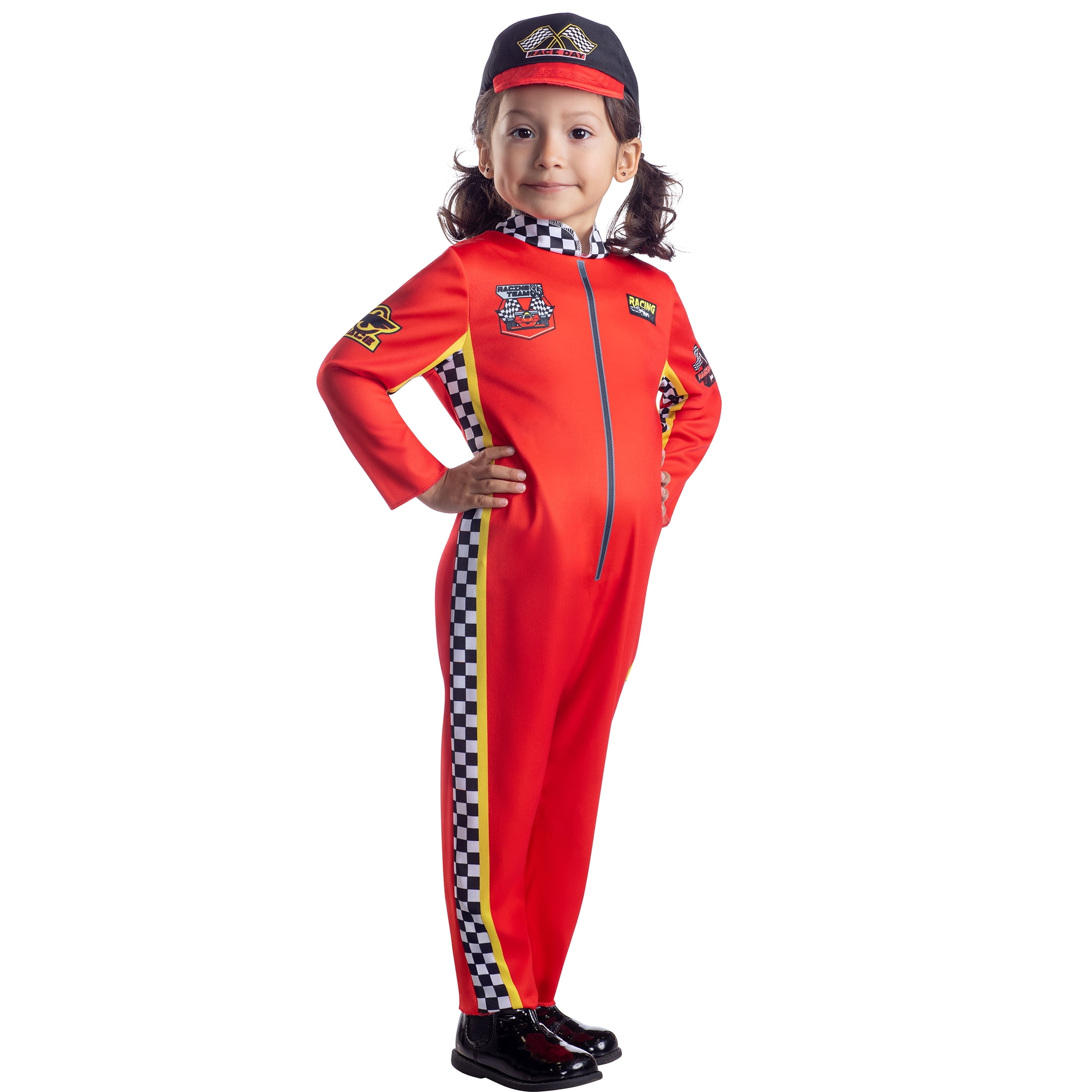 Racecar Driver Halloween Costume for Toddler, Size 3-4T, by Way to Celebrate
