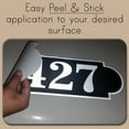 Customized Address Numbers Stickers for Outside 2 Pack, Highly