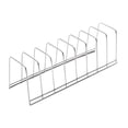 thumbnail image 1 of Bookk Lid Organizer 8 Tier Rack Holder Stainless Steel With Finish For Bakeware Cutting Boards Pans Serving Trays In Cabinet & Pantry, 1 of 4