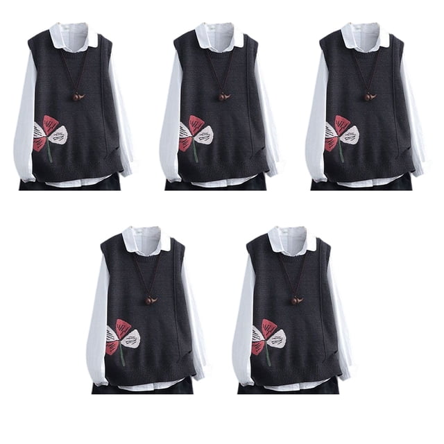 Guardurnaity Chaleco de punto sin mangas suave y cómodo para mujer Chaleco de punto corto sin mangas para mujer Camisetas sin mangas
