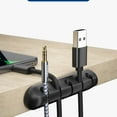 thumbnail image 2 of Wire Management Space-saving Durable Tidy Innovative Flexible Smart Self Adhesive Cable Winder Cord Clips Cable Holder Versatile Style F, 2 of 6
