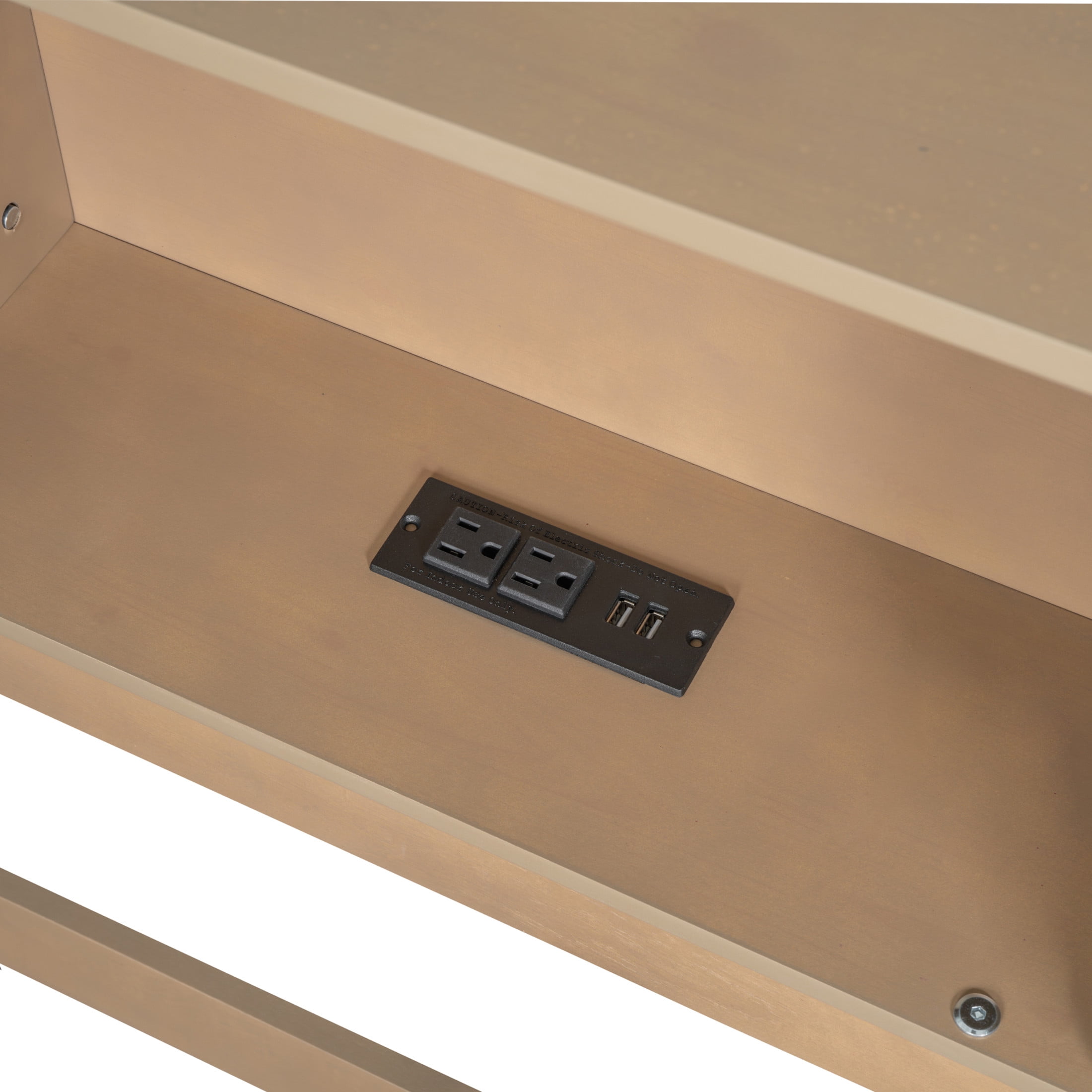 Noble House Twin XL Wood Floor Bed with Storage Cabinets and USB Charging Station, Space Saving Design, Brown