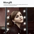 thumbnail image 4 of LED Folding Makeup Mirror Desktop Luminous Tri-Fold LED Desktop LED Countertop Makeup Mirror LED With Light Mirror, 4 of 9