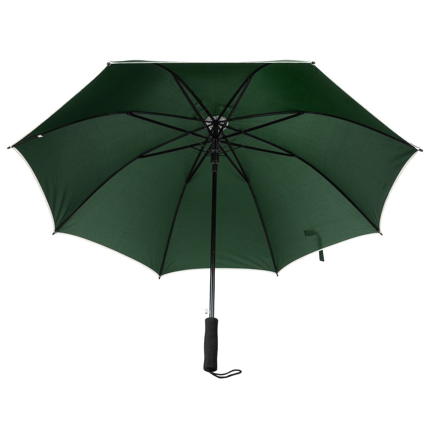 Polyester Beige Trim Automatic Rain and UV Ray Resistant 8 Framed Travel Two Person Long Umbrella