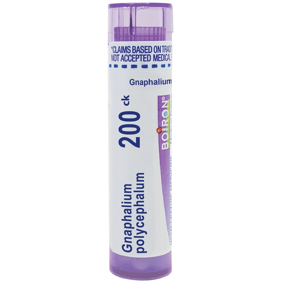 Boiron Gnaphalium Polycephalum 200CK, Homeopathic Medicine for Sharp Nerve Pain In The Legs, 80 Pellets