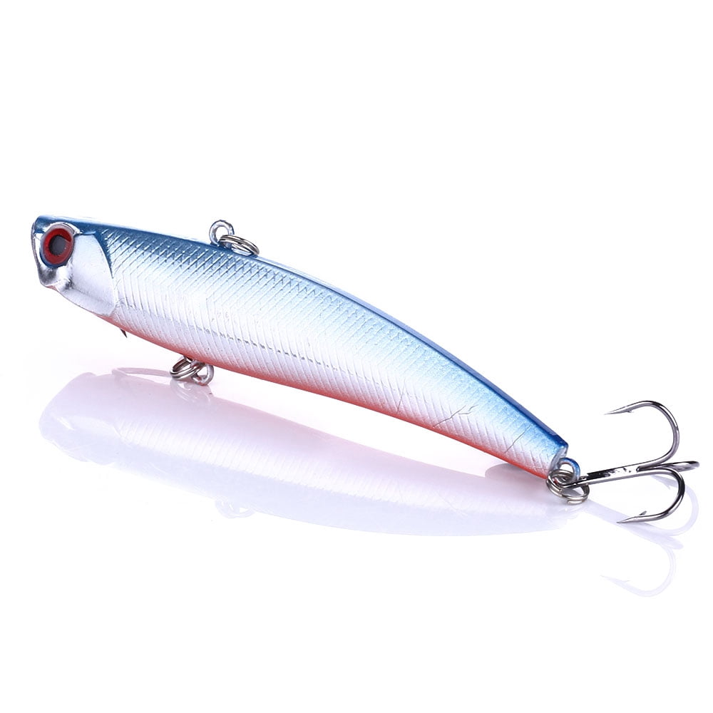 HENGJIA Fishing Lures Bass, Deep Diving Lipless Crankbaits for Bass Minnow VIB Lifelike Hard Baits Sinking Fishing Lure for Bass, Redfish, Trout, Walleye Saltwater Freshwater, 3.74in/0.92oz