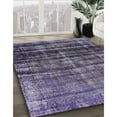 thumbnail image 2 of Ahgly Company Indoor Rectangle Mid-Century Modern Purple Persian Area Rugs, 6' x 9', 2 of 6