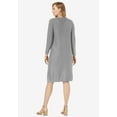 thumbnail image 2 of Jessica London Women's Plus Size Cable Sweater Dress, 2 of 5