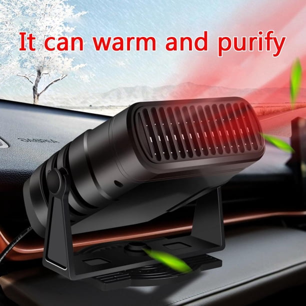 Calentador portátil para coche, ventilador, enfriador de aire, desempañador, ventilador de calefacción (12 V)