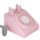 thumbnail image 2 of Children's Simulation Telephone Toy Retro Interactive Educational Landline Phone ToyPink, 2 of 4