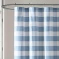 thumbnail image 2 of Home - Waterproof Shower Curtain, Stylish Bohemian Style Bathroom Decor, Elegant Floral Home Decor with 12 Plastic Hooks (Cynthia Blue, 72" x 72"), 2 of 5