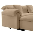 thumbnail image 6 of Gewnee Velvet 48.4" Sational Sofa Couch, Deep Seat Loveseat with 1 Storage Ottoman Couches for Modern Living Room/Apartment/Office, 6 of 19