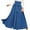 Light Blue, variant on qolati Women's Elegant Maxi Skirts High Waist Bow Tie Front Pleated Long Skirt Trendy Flowy A-Line Prom Party Flared Skirt