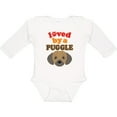 thumbnail image 3 of Inktastic Puggle Dog Pug Poodle Mix Boys or Girls Long Sleeve Baby Bodysuit, 3 of 5