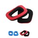 thumbnail image 4 of Almohadillas de repuesto de tela de rejilla transpirable, almohadillas para auriculares, almohadillas para auriculares, cubierta para los oídos para G35 G930 G430 F450 Inevent PJ5945-01, 4 of 7