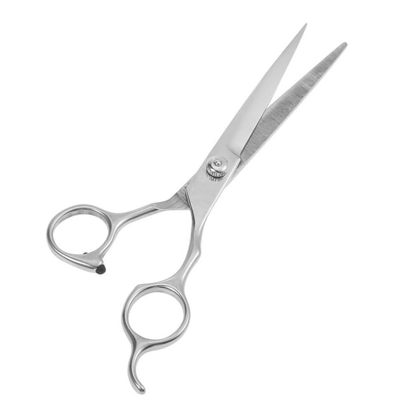 Unique Bargains 7 In Straight Scissors for Long Short Thick Hair for Men Women Silver Tone