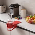 thumbnail image 5 of Ikohbadg Drink Cup Holder Clip, Table Desk Side Water Glass Beer Bottle Beverage Soda Coffee Mug Holder Cup Saucer Clip Design for Home Office, Red, 5 of 6