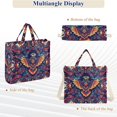 thumbnail image 6 of FORMRS Womens Corduroy Tote Bag Crossbody Shoulder Handbag with Pocket, Geometric Eagle, 6 of 7