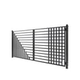 thumbnail image 4 of ALEKO Yard Garden Modern Kyiv Style Dual Swing Steel Driveway Gate 14 ft Black, 4 of 14