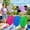 16.4ft(5m), variant on Portable Clothesline for Outdoor & Home, 3 Pack Windproof Non-Slip Clothesline with Hooks, Anti-Bunching Grid Clothes Line, Knot Free Travel Clothesline for Camping, RV Trips, Backyard