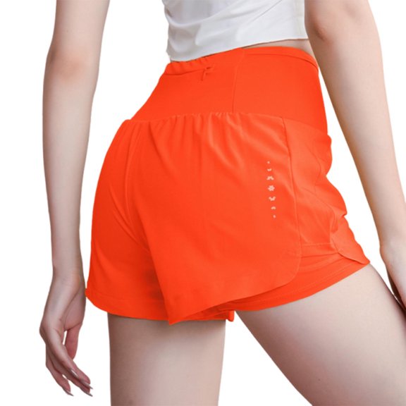 Delliss Women's Sports Shorts Lightweight Athletic Workout Gym Yoga Shorts Liner