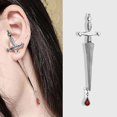 thumbnail image 1 of Blood Sworn Dagger Durable Fashionable Earrings, 1 of 5
