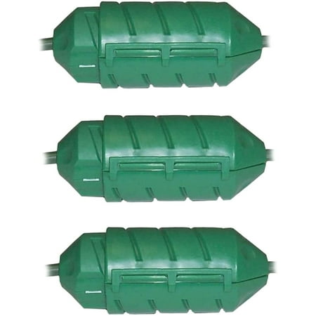 

Farm Innovators CC-2 Cord Connect Water-Tight Outdoor Lawn/Garden Power Tool Extension Cord Lock Fits 12- to 18-Gauge Cords Green 3 Pack