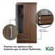 thumbnail image 4 of Ropero Closet Armario Mueble Moderno KingsHouse Placard New Roma 3 Puertas 2 Cajones Color Cafe, 4 of 7