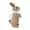 Brown A, variant on KCEHTA Easter Bunny Figurines Rattan Effect Resin Easter Rabbit Statues Farmhouse Spring Home Decor